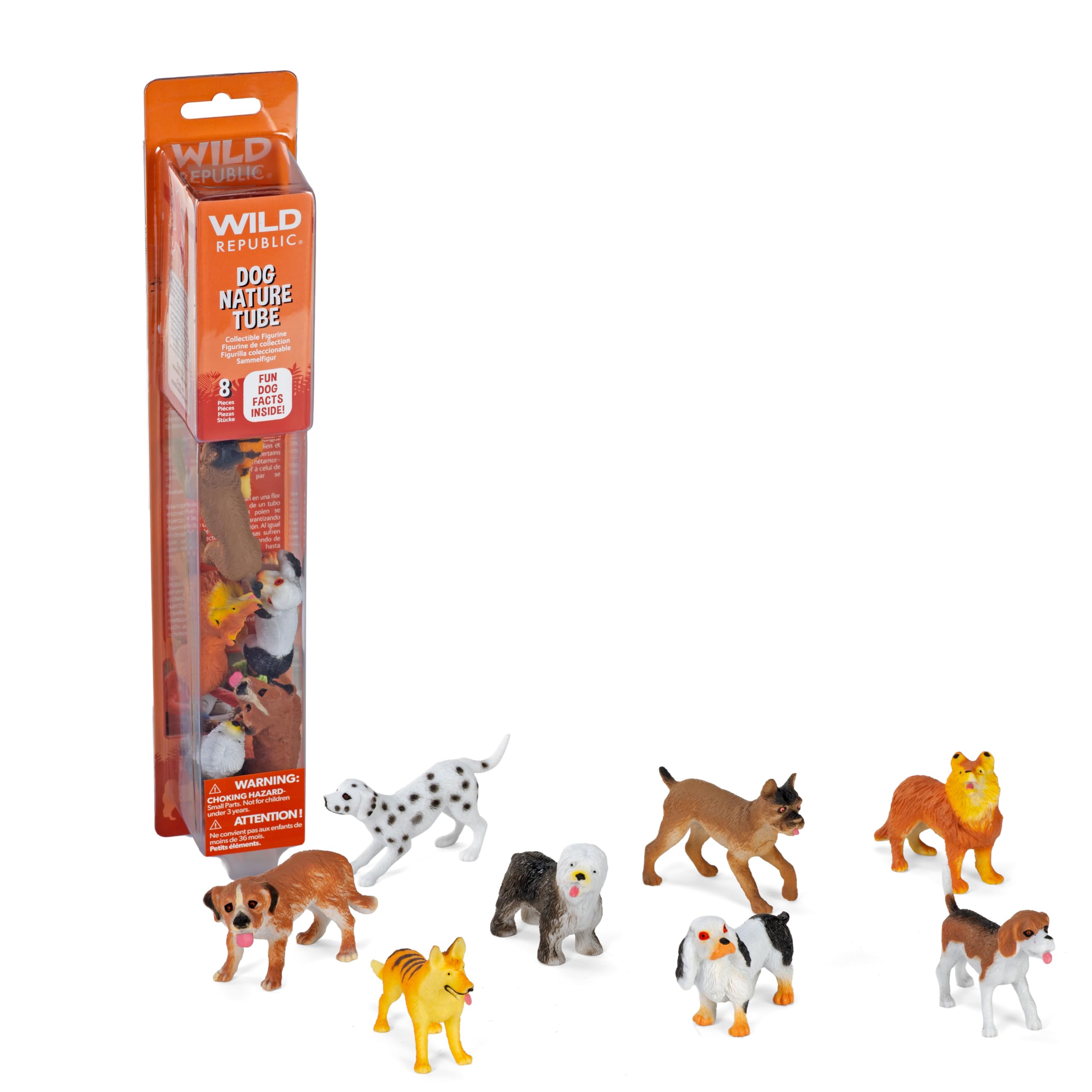 Amazon.com: Wild Republic Dog Nature Tube, Dog Figures, Pet Toy